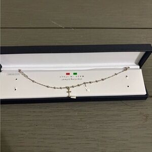 Elegant Silver Necklace with Charms